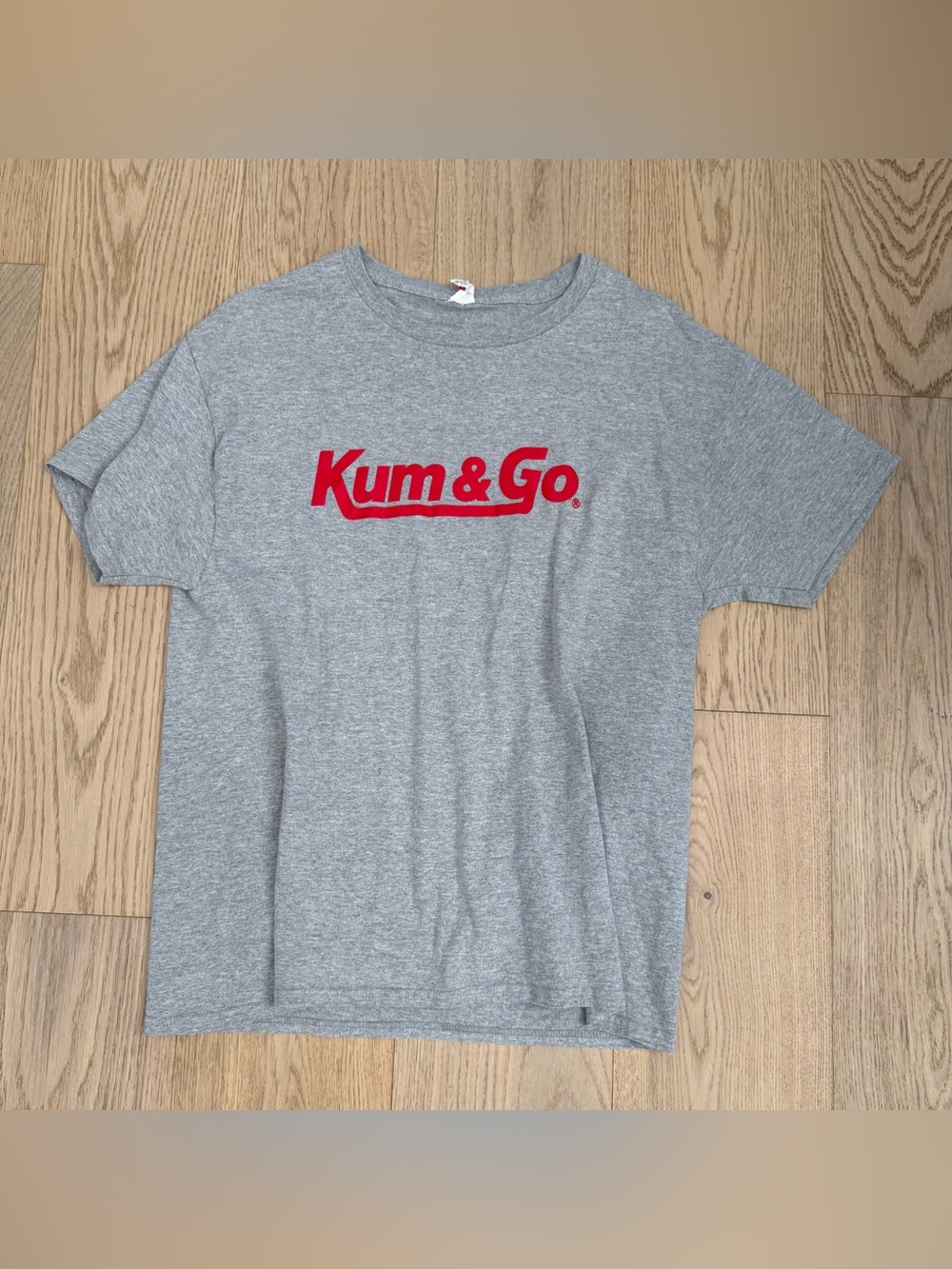 ❤️ Hanes - Gray Kum & Go Graphic T-Shirt - L